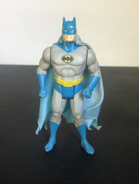 DC Super Powers 1984 Super Powers Batman W/Original Cape-Action Works!