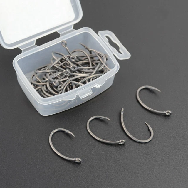 Hooks Carp Fishing Hook Barbed 50pcs/box Terminal Tools Professional Portable
