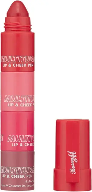 Pluma para labios y mejillas Barry M Cosmetics Multitude, mezcla y combina manchas de color a la sombra