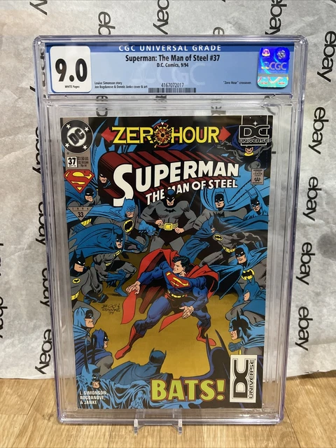 Superman: The Man of Steel Issue 37 DC Comics 1994 CGC Graded 9.0 Universe Label