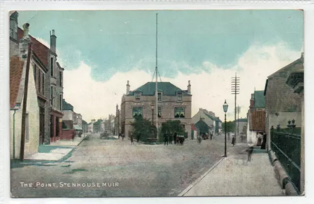 THE POINT, STENHOUSEMUIR: Stirlingshire postcard (C68358)