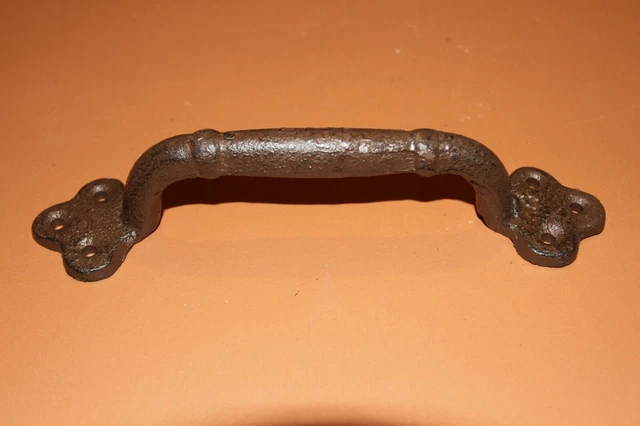 Carriage Door Cast Iron Door Pull 8 7/8 inch,Clover Accents  HW-101 2