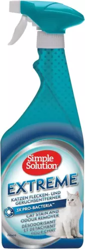 Simple Solution Extreme Katzen Flecken und Geruchsentferner 750 ml (1er Pack)