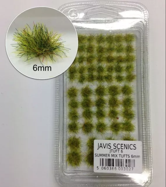 6mm Summer Mix Tufts - All gauge scenery - Javis JTUFT6