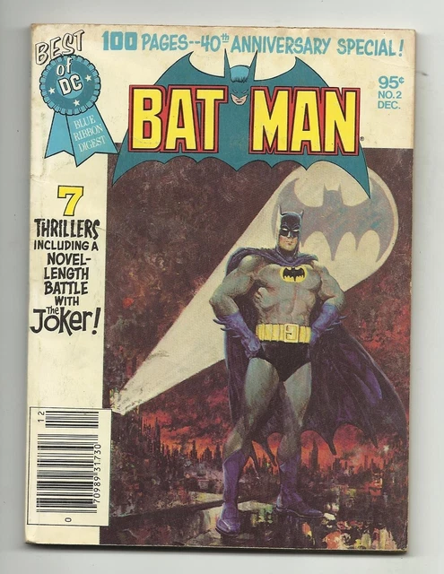 Best of DC Blue Ribbon Digest #2 - Batman - Joker - Neal Adams art - VG 4.0