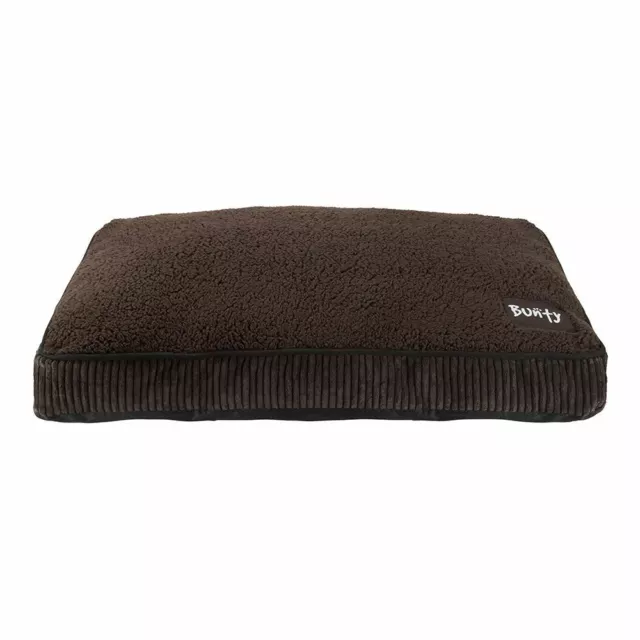 Bunty Snooze Soft Fur Fleece Dog Bed Pet Basket Mat Cushion Pillow Mattress