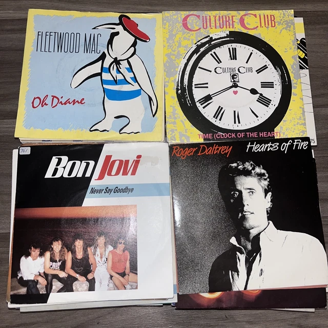 140 x  7" SINGLE VINYL RECORDS - Bundle Starter Kit Collection Box Joblot Random