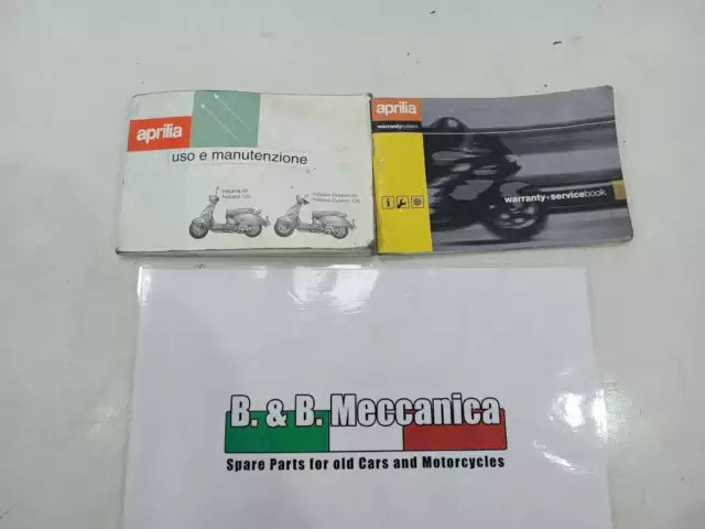 LIBRETTO USO E MANUTENZIONE APRILIA HABANA 125cc 1999 - 2001 (LT21)