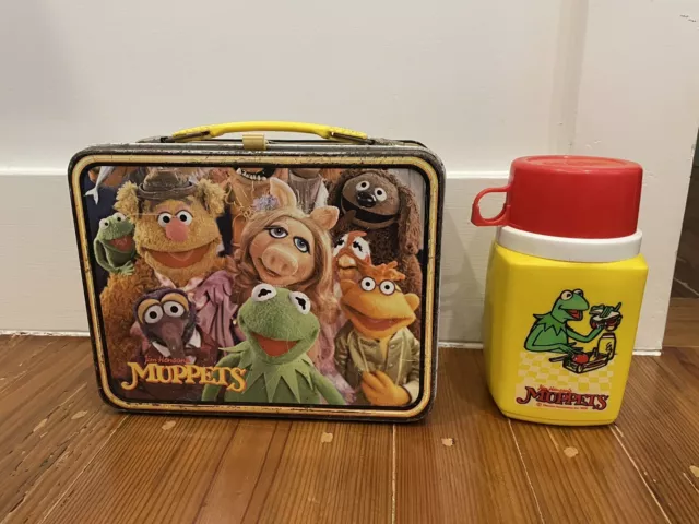 Vintage Muppets Lunchbox With Thermos 1979 Fozzie Bear