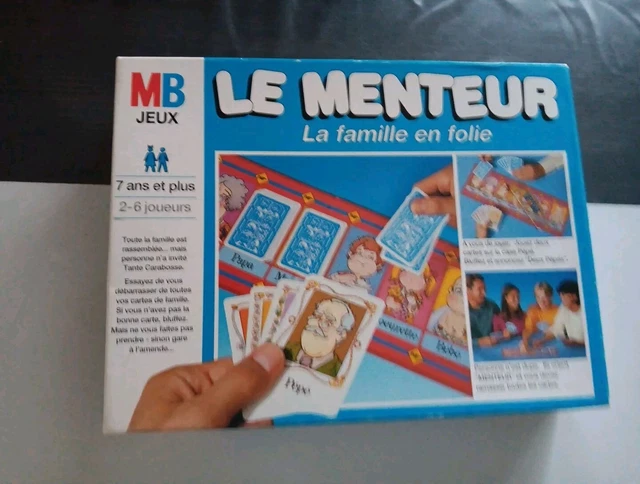 LE MENTEUR LA famille en folie. Jeux MB. 1980 COMPLET. 7 ans + Occasion