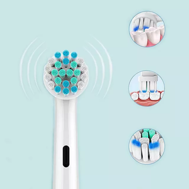 12 Electric Toothbrush Heads Compatible Oral b Braun toothbrush Head Replacement 2