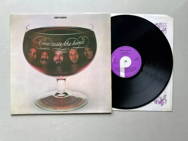 Deep Purple - Come Taste The Band - 1975 UK 1st Press LP - EX Audio