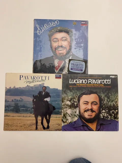 Luciano Pavarotti LP Autotitulado Mañanata El Tenor Favorito del Mundo Arias en muy buen estado