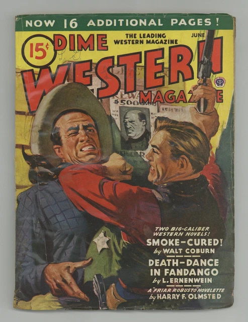 Dime Western Magazine Pulp Jun 1945 Vol. 42 #2 GD/VG 3.0 Low Grade