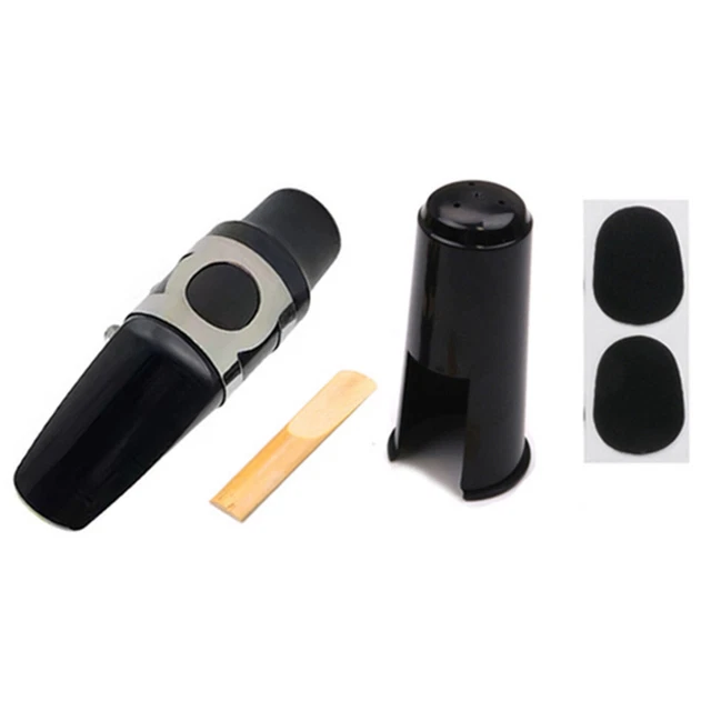 Alto Saxophone Mouthpiece Kit - Reed, Thumb Protector, Cap and Ligature
