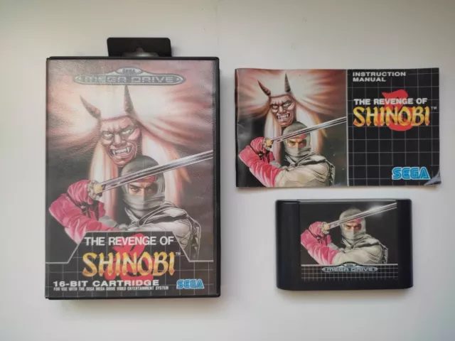 Jeu Sega Mega Drive - THE REVENGE OF SHINOBI- Original Complet boite et notice