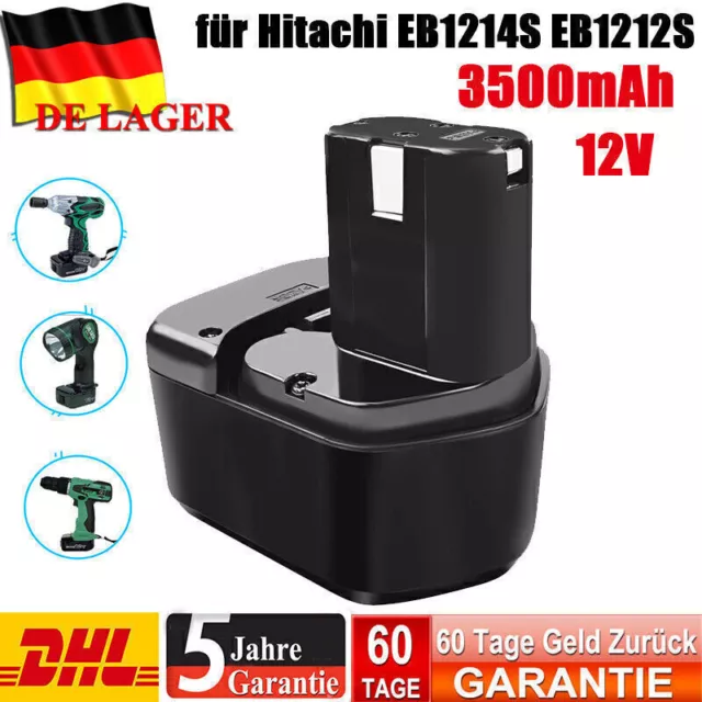 12V 3500mAh NI-MH Akku für Hitachi EB1214S EB1212S EB1220HS Eb1220bl DS12DVF3