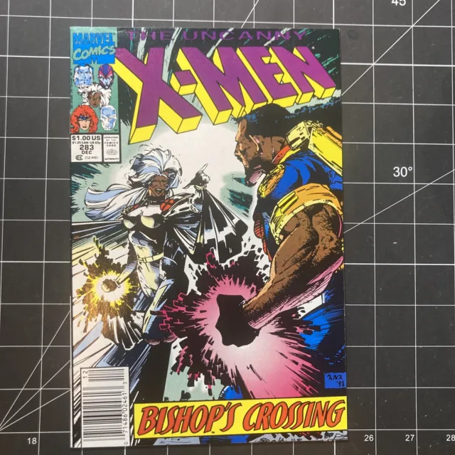 Uncanny X-Men #283 VF/NM 1991 Marvel 1st Full Bishop NewsStand