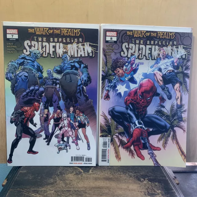 The War Of The Realms: The Superior Spiderman -Comic Books￼- 2019 #7 & 8