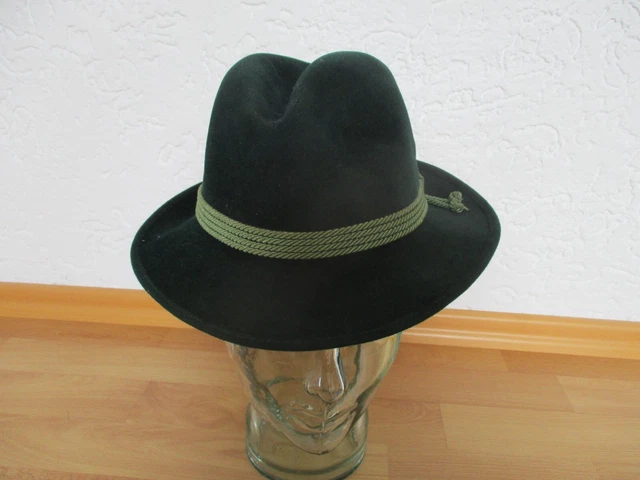 CAPPELLO TRADIZIONALE velluto costume Miesbacher taglia 55 bambini donne musicisti GTEV