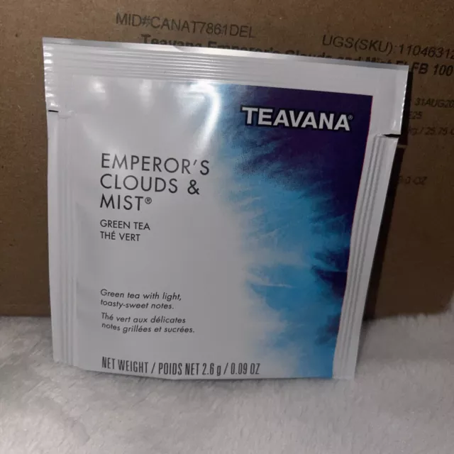 Starbucks Teavana Emperor's Clouds & Mist - Box of 100 Sachets BB Feb 2025 2