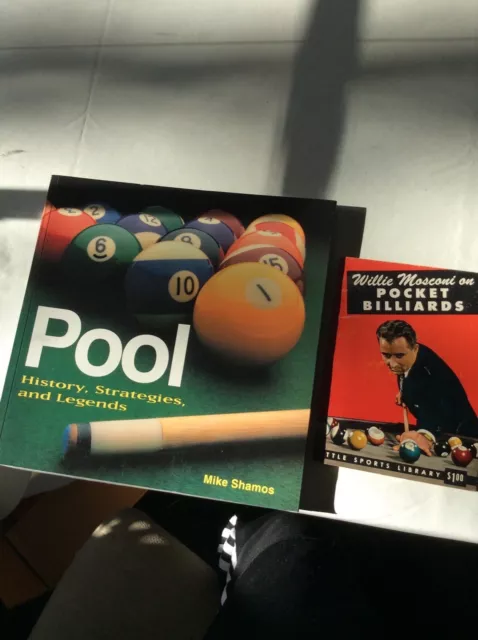 Pool History, Strategies And Legends By Mike Shamos Plus Willie Mosconi Book