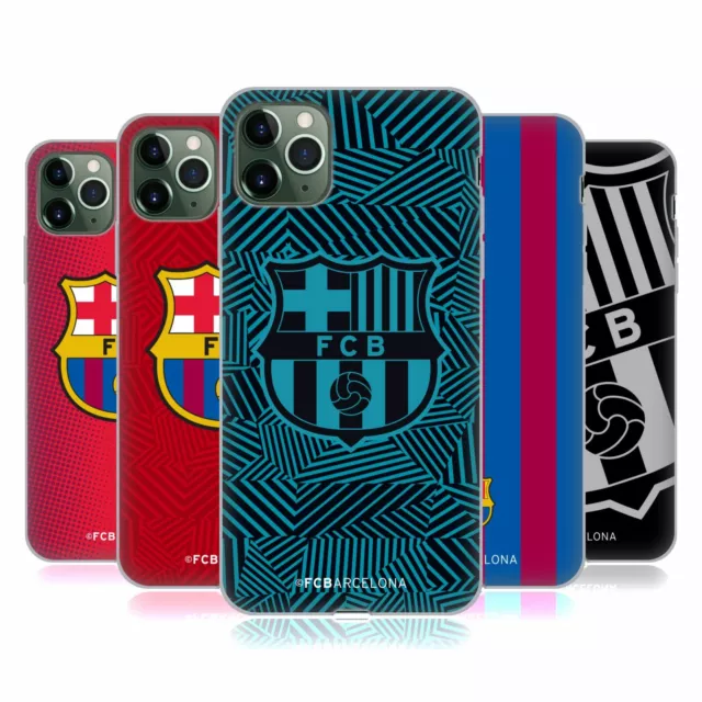 OFFICIAL FC BARCELONA CREST SOFT GEL CASE FOR APPLE iPHONE PHONES