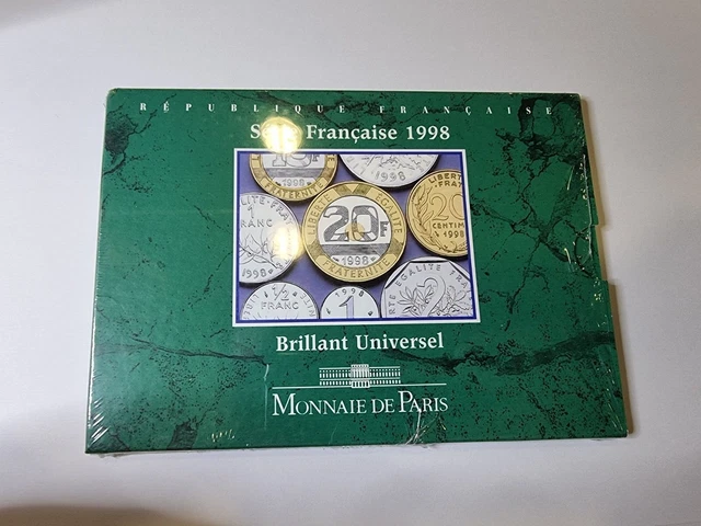 France Coffret Officiel BU Brillant Universel 10 pièces 1998 Neuf