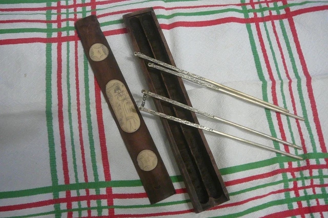 Accessoire Repas élégant Baguettes Chinoises Réutilisables - Lot De 5 Paires Colorées Baguettes Asiatiques Cuisine