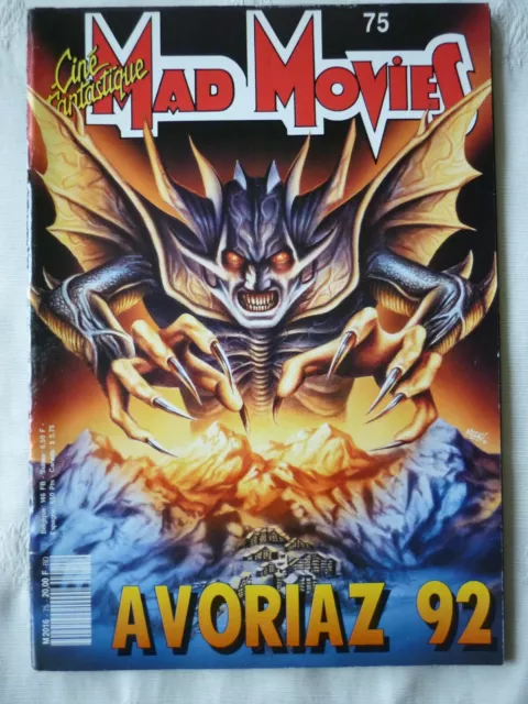 Mad Movies ciné fantastique Avoriaz 92 N° 75