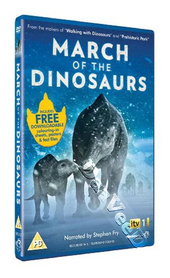 March of the Dinosaurs NEW PAL Documentary DVD S. Fry