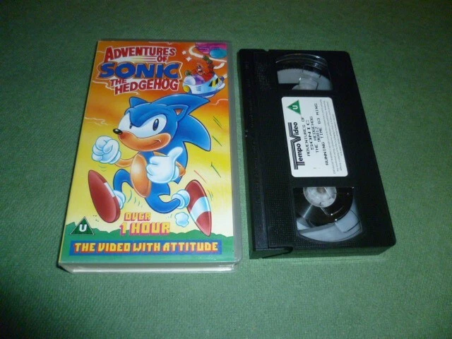ADVENTURES OF SONIC The Hedgehog Vhs Channel 4 Vhs Tempo Video £15.99 ...