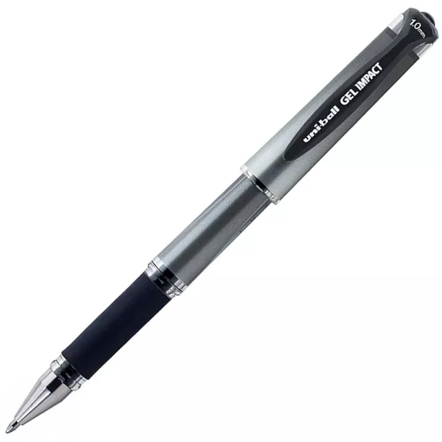 Uni-Ball Gel Rollerball Pen Refillable 1.0mm 12/BX Black Ink 65800DZ