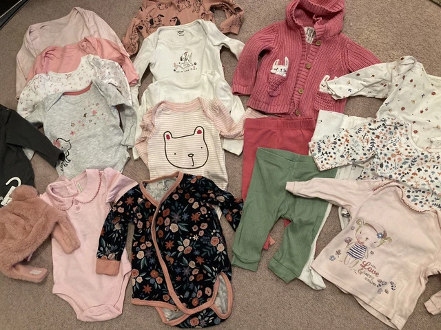 V Large Baby Girls Clothes Bundle Incl PolarOPyret And Jo Jo Maman 3-6Months