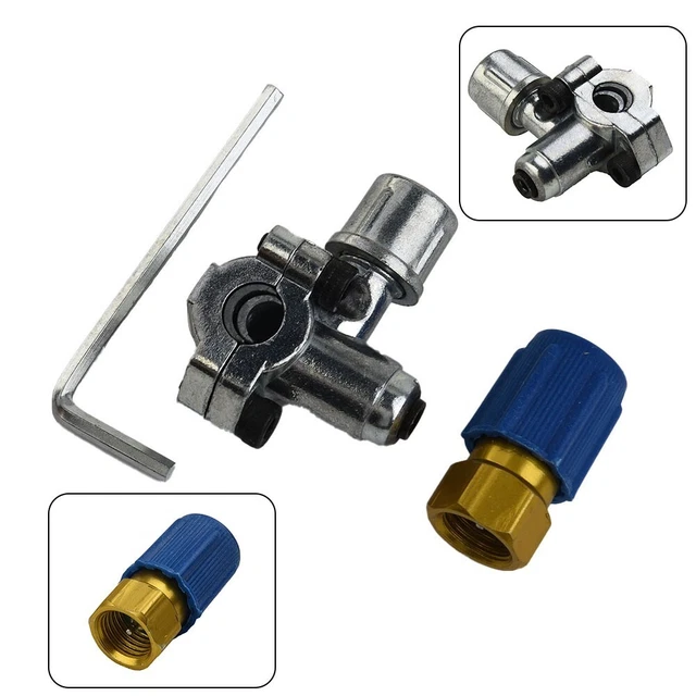 Riloer Valvole Aria Condizionata Auto R134a/R12 - Nucleo Valvola Con 2 Strumenti Di Rimozione, Durevole