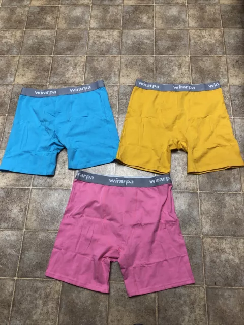  Wirarpa Womens Boxer Briefs Cotton Underwear Anti Chafing  Boy Shorts Panties 5.5 Inseam 4 Pack Assorted XX-Large