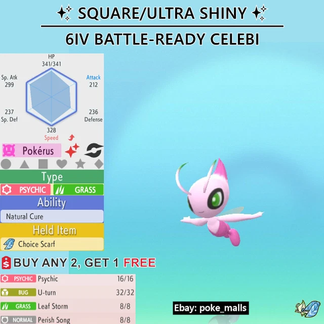 ✨ ULTRA SHINY PHIONE ✨, 6IV BATTLE-READY, Pokemon Diamond and Pearl (BDSP)