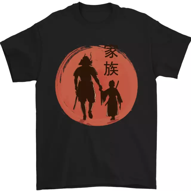 Samurai Dad Son Fathers Day MMA Martial Arts Mens T-Shirt 100% Cotton