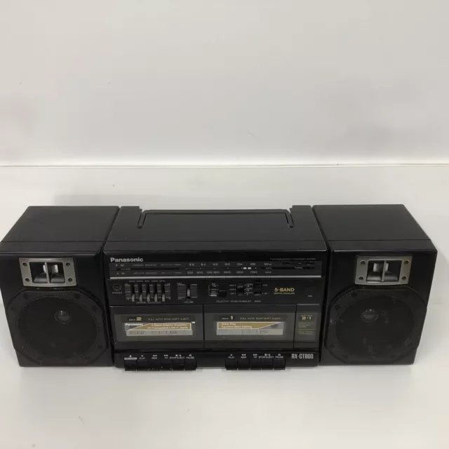 Panasonic RX-CT800 Boombox Stereo Ghetto Blaster Radio Cassette System