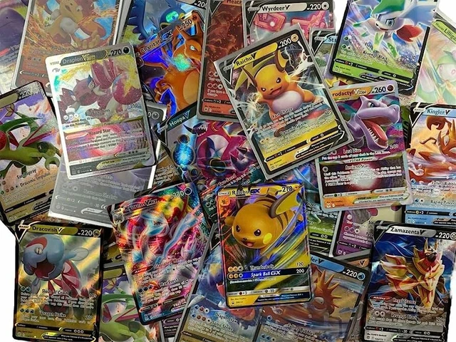 Lot De 50 Cartes Pokémon Françaises - 10 Brillantes + 1 Ultra Rare Garantie | Sans Doublons | Cadeau Enfants/Adultes