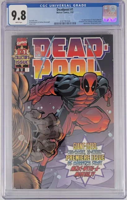 CGC 9.8 == 1997 Deadpool #1 / MCU Key Issue - 1st Deadpool Ongoing Series