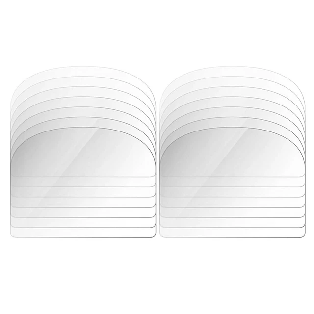 20 Raschietti Per Torta Trasparenti In Plastica Flessibile 13x10 Cm - Lisciante Per Glassa E Decorazione Pasticceria, Set Da Forno - 2