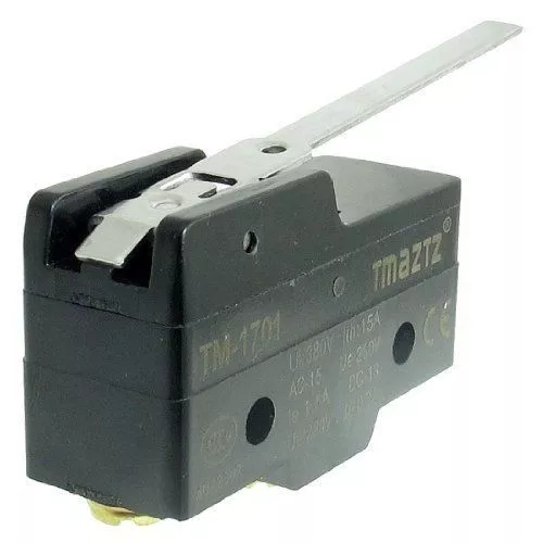 1Pc TM-1701 15A Micro Limit Switch Long Lever Arm SPDT Snap Action Home