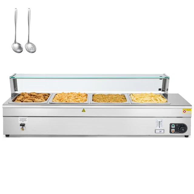 3 Pack Hotel Pans Half Size 2.5 Inch Deep, Steam Table Pan With Lid And 845228