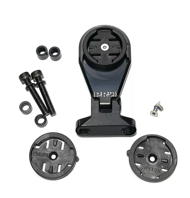 Shimano Pro Computer Mount For Stem Used M5 Bolts, 26-32mm Faceplate Bolt Widths