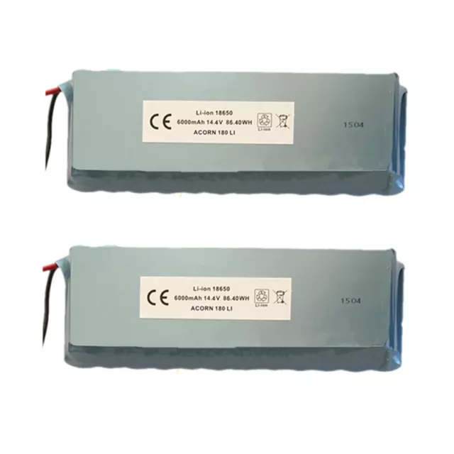 Acorn 180 Li battery T565 6000mAh 14.4v 86.4wh 2pcs for stairlift Bison Brooks