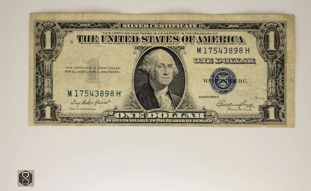 $1 1935 Dollar Silver Certificate ~ Circulated Condition ~ One Note ~ 