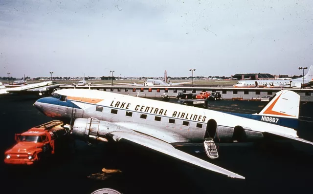 Slide  Lake Central  Airlines  Dc-3   Duplicate Description Below   7985