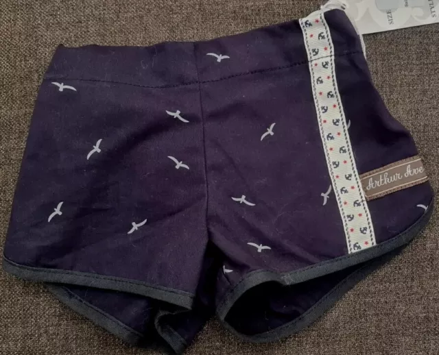 Arthur Ave Sailor Shorts Navy Size 000