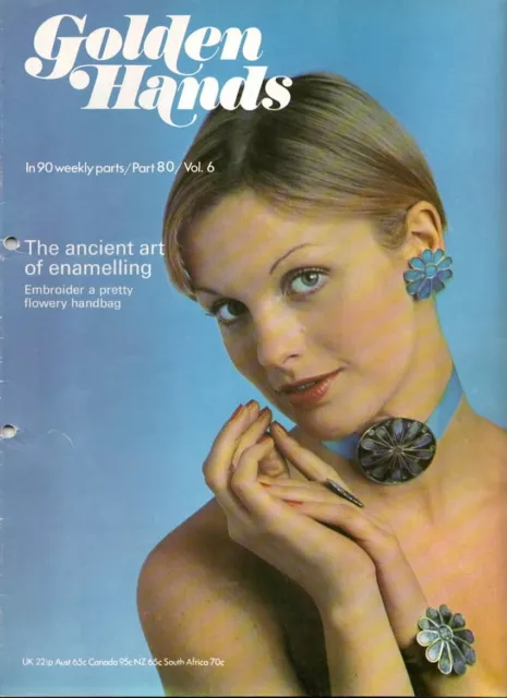 Golden Hands Craft Magazine Part 80 Crochet Knitting Patterns Retro Vintage 1970